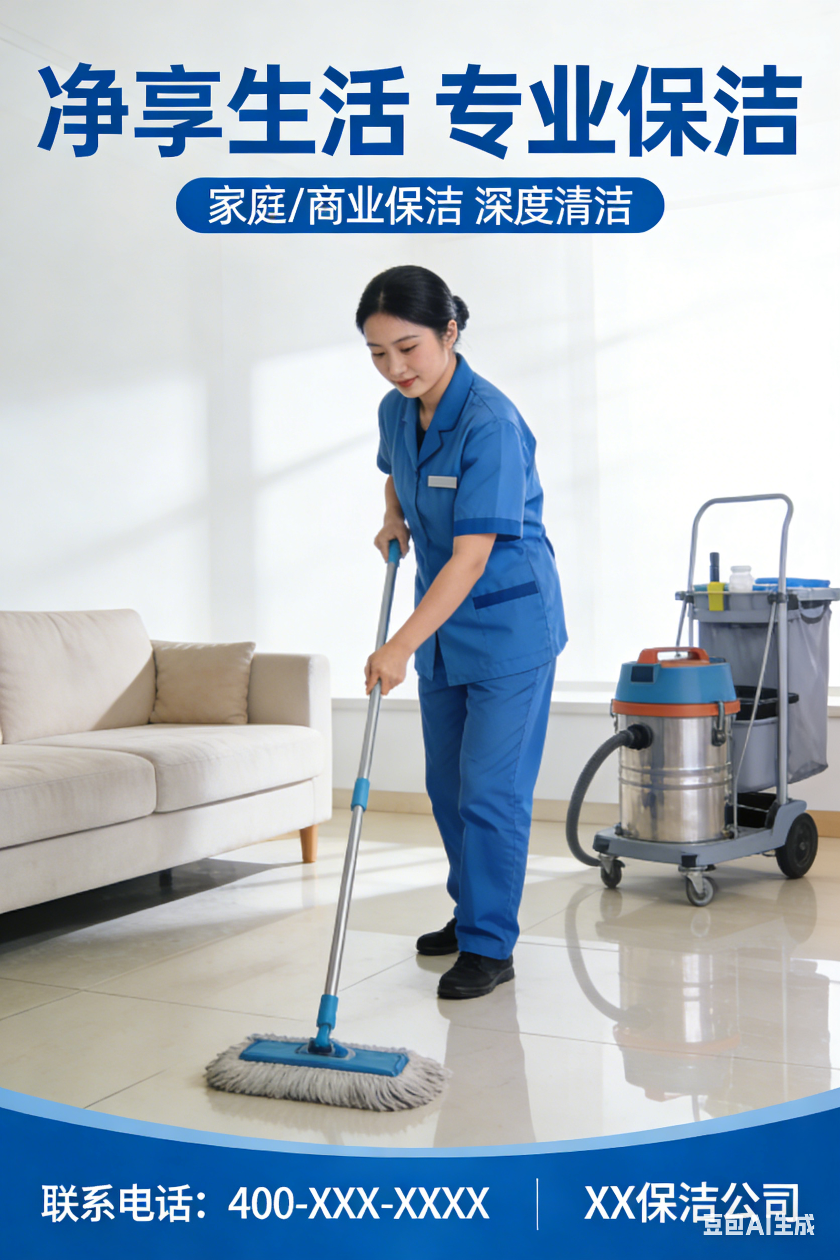 济南家庭保洁，专业擦玻璃，放心选择